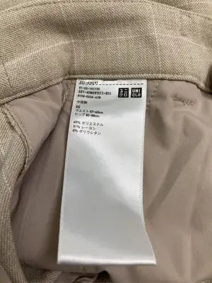 UNIQLO/ユニクロ/スラックス/パンツ/ベージュ/xs