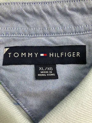 TOMMY HILFIGER/トミーヒルフィガー/ポロシャツ/トップス/スカイブルー/XL