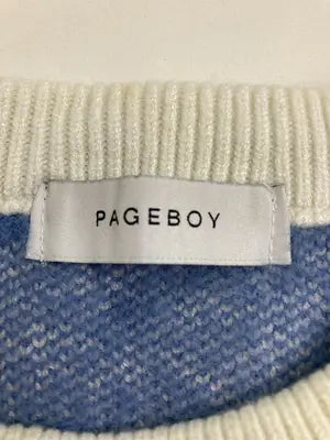 PAGEBOY/ページボーイ/ニット/セーター/トップス/グレー/F