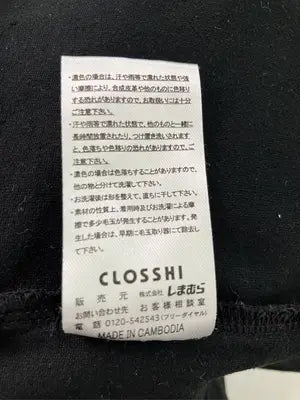 CLOSSHI/クロッシー/Tシャツ/カットソー/トップス/ブラック/M