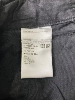 UNIQLO/ユニクロ/その他パンツ/パンツ/ブラック/M  ウエスト76-84cm