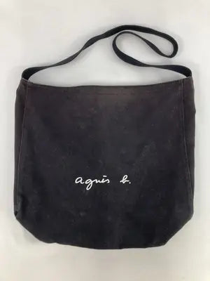 agnès b./アニエスベー/ショルダーバッグ/バッグ/ブラック