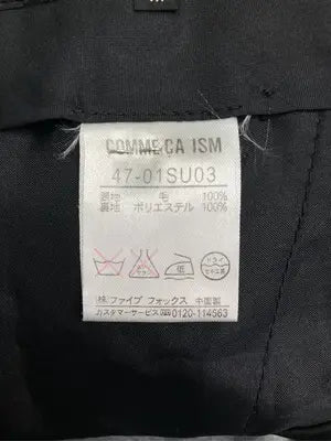 COMME CA ISM/コムサイズム/スラックス/パンツ/ブラック/M