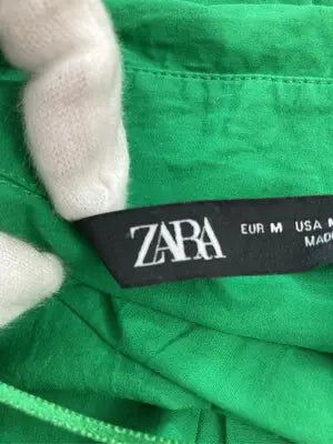 ZARA/ザラ/シャツ/ブラウス/トップス/グリーン/USA M