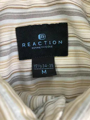 REACTION/シャツ/ブラウス/トップス/ベージュ/M 15 1/2  34-35