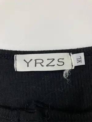 YRZS/Tシャツ/カットソー/トップス/ブラック/XL