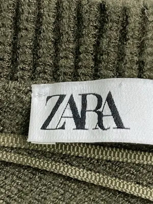 ZARA/ザラ/ニット/セーター/トップス/カーキ/USA S