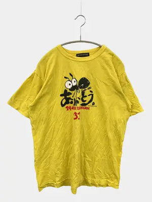 24 HOUR TELEVISION/Tシャツ/カットソー/トップス/イエロー/LL