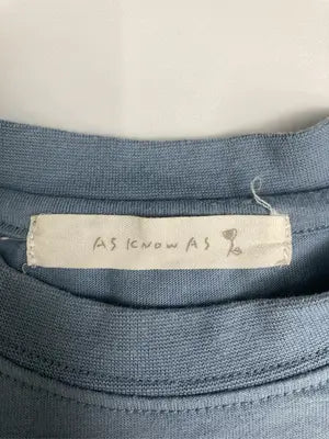 as know as/アズノゥアズ/Tシャツ/カットソー/トップス/ブルー/M