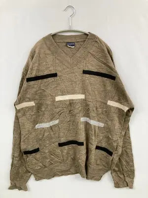 burcardi/ニット/セーター/トップス/ブラウン/XL