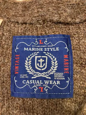 MARINE STYLE/ベスト/トップス/ブラウン/L