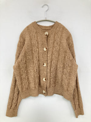 JUNOAH/ジュノア/カーディガン/ボレロ/トップス/ブラウン