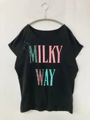 DALUC/Tシャツ/カットソー/トップス/ブラック/M
