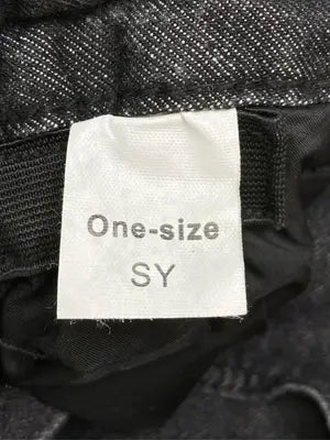 デニムパンツ/パンツ/ブラック/One-size