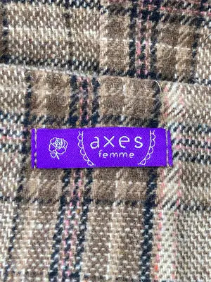 axes femme/アクシーズファム/ジャンパースカート/ワンピース/ドレス/ブラウン/表記無し