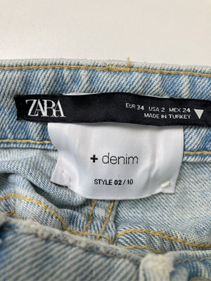 ZARA/ザラ/デニムパンツ/パンツ/ブルー/EUR34