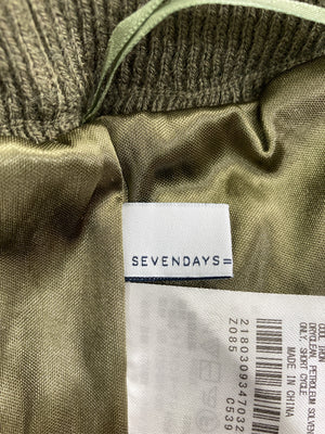 SEVENDAYS=SUNDAY/セブンデイズサンデイ/ミモレ/半端丈スカート/スカート/カーキ/M