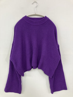 YOU ONLY LIVE ONCE/ニット/セーター/トップス/パープル