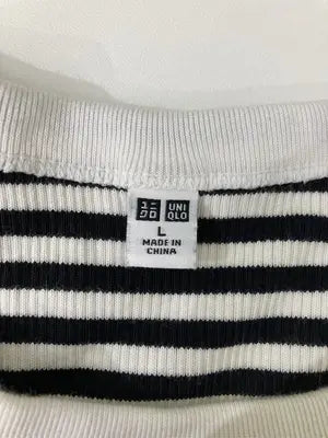 UNIQLO/ユニクロ/Tシャツ/カットソー/トップス/ブラック/L