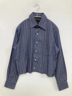 FINE CLOTH SHIRT/シャツ/ブラウス/トップス/ネイビー/S