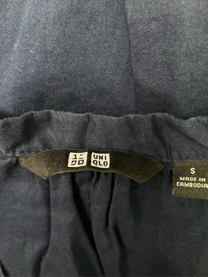 UNIQLO/ユニクロ/シャツ/ブラウス/トップス/ネイビー/S