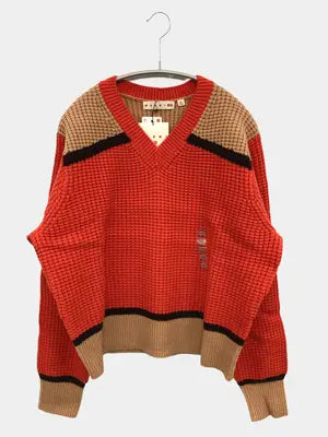 MARNI × UNIQLO/マルニユニクロ/ニット/セーター/トップス/レッド/3XL