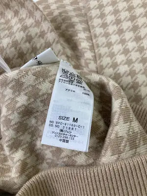 vis-a-vis/ヴィザヴィ/ニット/セーター/トップス/ベージュ/M