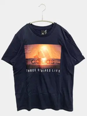 adidas/アディダス/Tシャツ/カットソー/トップス/ブラック/M