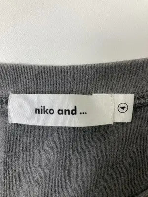 niko and .../ニコアンド/Tシャツ/カットソー/トップス/グレー/4