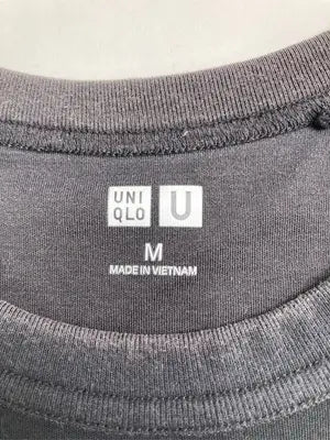 UNIQLO/ユニクロ/Tシャツ/カットソー/トップス/ブラック/M