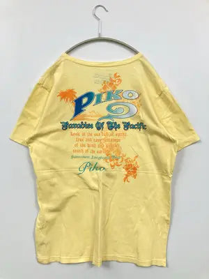 PIKO/ピコ/Tシャツ/カットソー/トップス/イエロー/XL