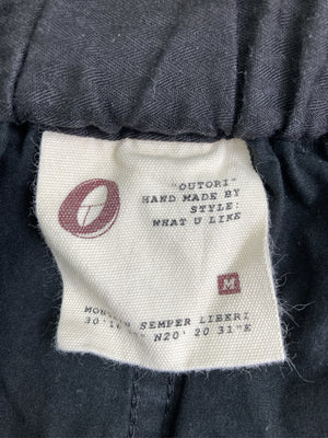 OUTORI/カーゴパンツ/パンツ/ブラック/M