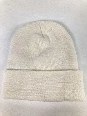 ニットキャップ/ビーニー/帽子/ホワイト