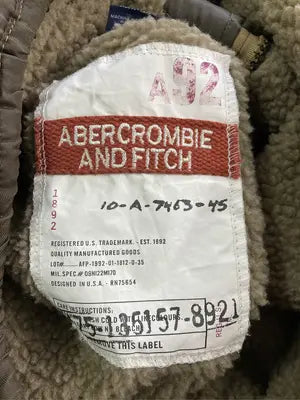Abercrombie & Fitch/アバクロンビーアンドフィッチ/ミリタリージャケット/ジャケット/アウター/カーキ/XL