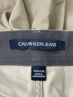 Calvin Klein Jeans/カルバンクラインジーンズ/チノパンツ/パンツ/ベージュ/W34XL32
