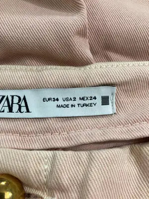 ZARA/ザラ/デニムパンツ/パンツ/ピンク/USA 2