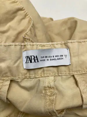 ZARA/ザラ/カーゴパンツ/パンツ/イエロー/EUR38