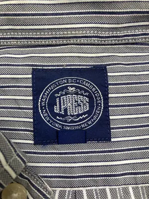 J.PRESS/ジェイプレス/シャツ/ブラウス/トップス/グレー/M