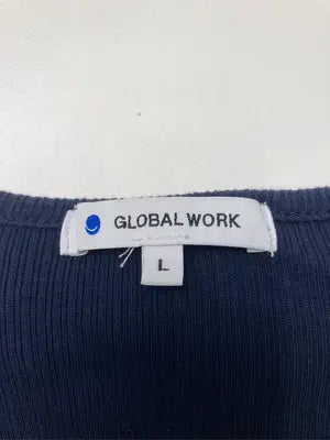 GLOBAL WORK/グローバルワーク/Tシャツ/カットソー/トップス/ネイビー/L