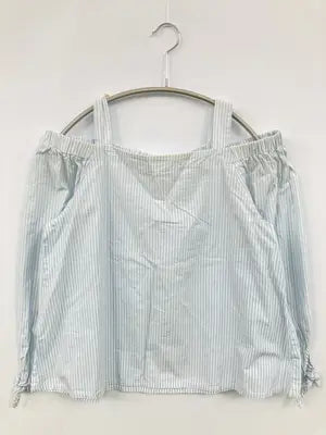 COLZA/コルザ/シャツ/ブラウス/トップス/スカイブルー/L