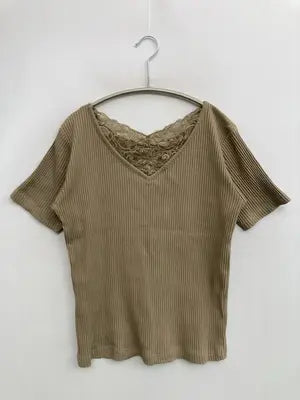 AZUL by MOUSSY/アズールバイマウジー/Tシャツ/カットソー/トップス/ブラウン/M