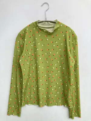 merlot/メルロー/Tシャツ/カットソー/トップス/グリーン/Free
