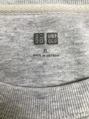 UNIQLO/ユニクロ/スウェット/トップス/グレー/XL