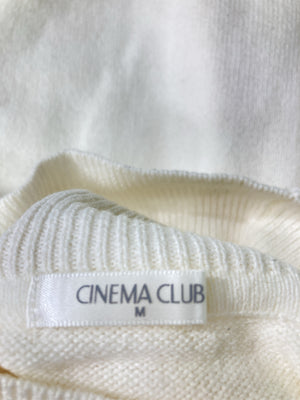 CINEMA CLUB/シネマクラブ/ニット/セーター/トップス/ホワイト/M