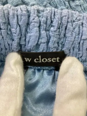 w closet/ダブルクローゼット/ロングスカート/スカート/スカイブルー/F