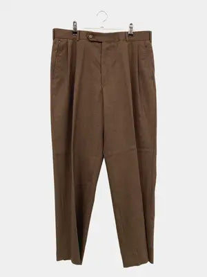 LANDS' END/ランズエンド/スラックス/パンツ/ブラウン/34