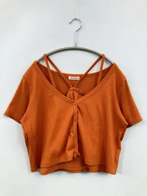 apres jour mignon/アプレジュールミニョン/Tシャツ/カットソー/トップス/オレンジ/F