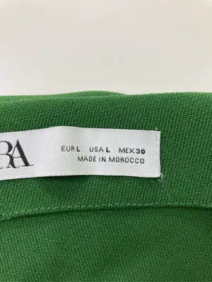 ZARA/ザラ/Tシャツ/カットソー/トップス/グリーン/L