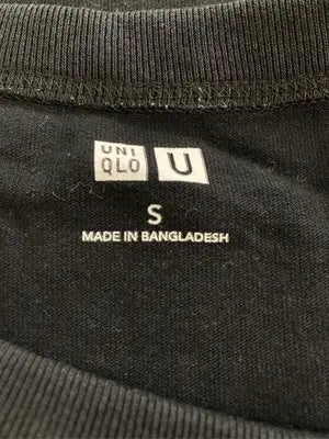 UNIQLO/ユニクロ/Tシャツ/カットソー/トップス/ブラック/S