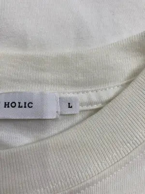 AMERICAN HOLIC/アメリカンホリック/Tシャツ/カットソー/トップス/アイボリー/L